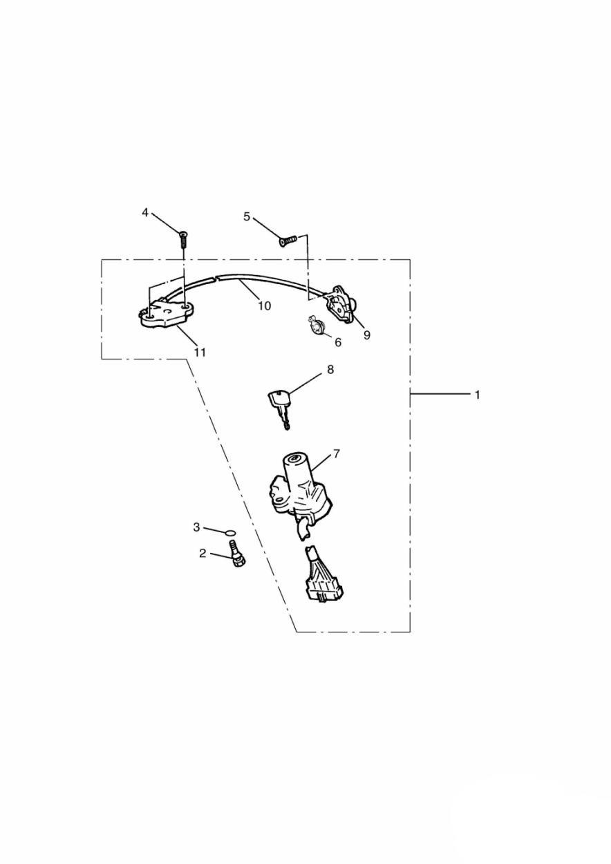 Ignition Switch exploded diagram