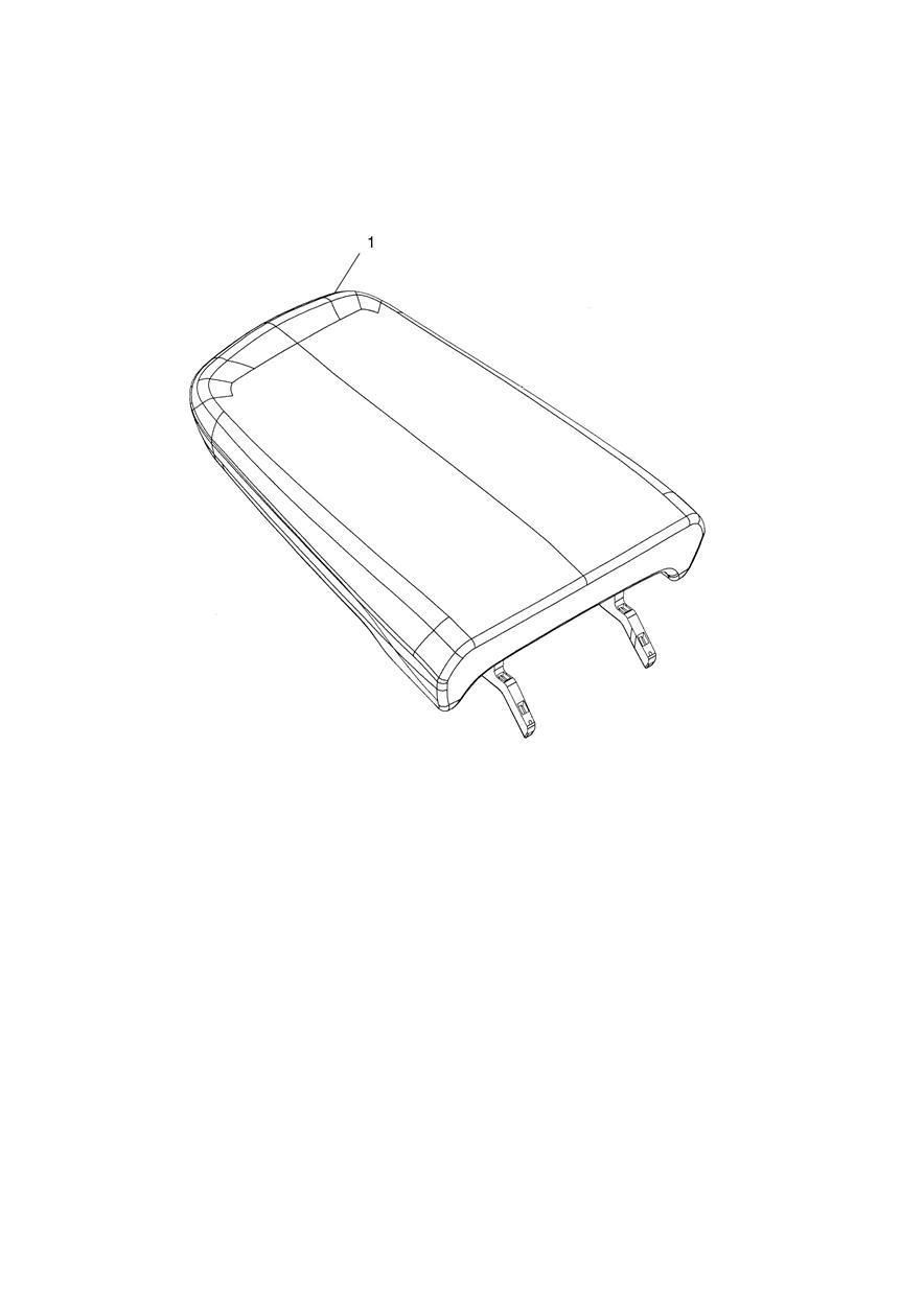 Seat, Pillion, Comfort exploded diagram