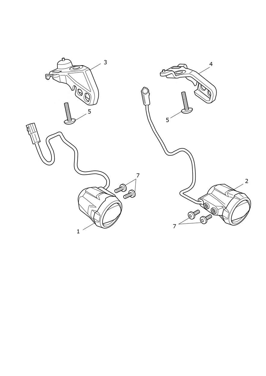 Fog Lamps exploded diagram