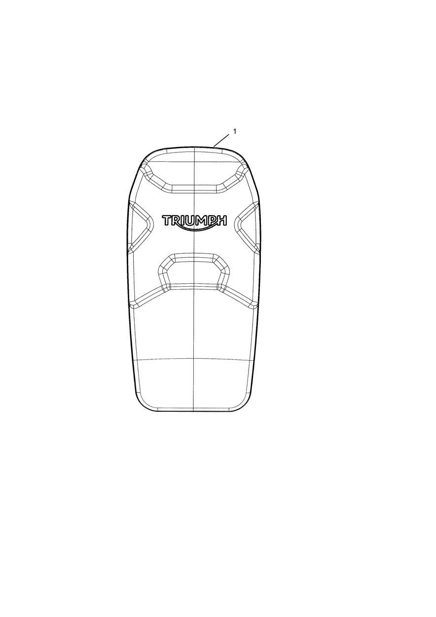 Pad, Fuel Tank Rubber, Kit exploded diagram