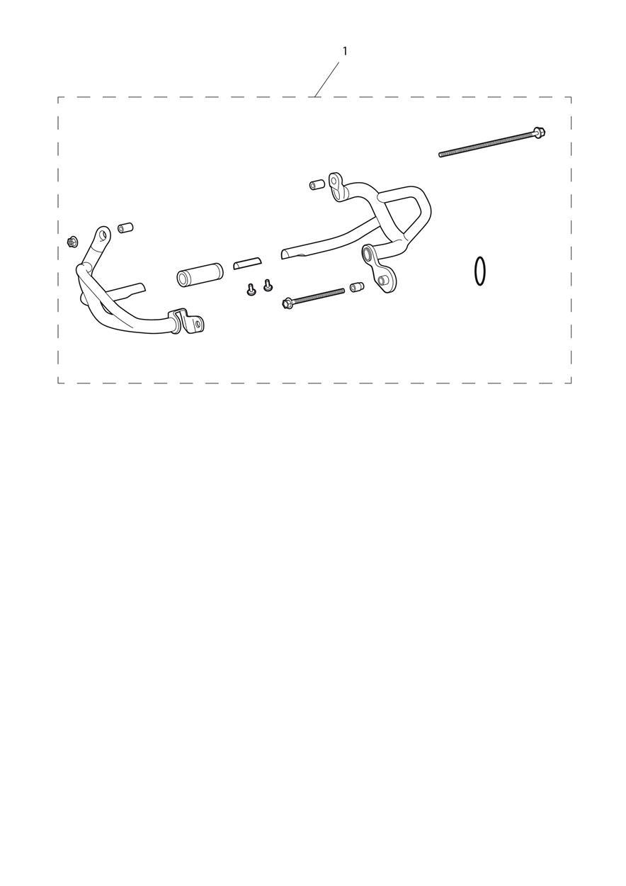 Lower Engine Bars exploded diagram
