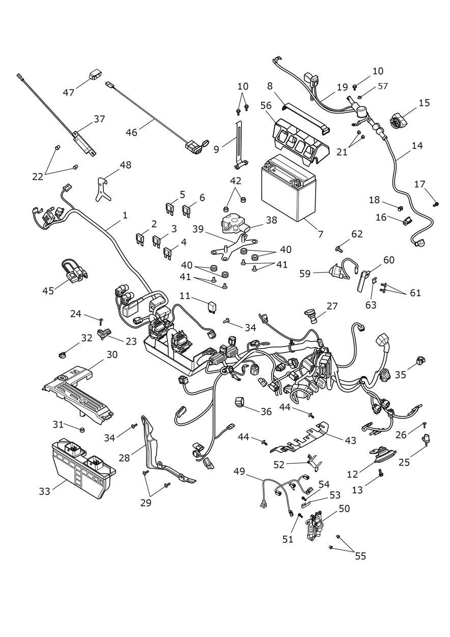 Electrical Equipment exploded diagram