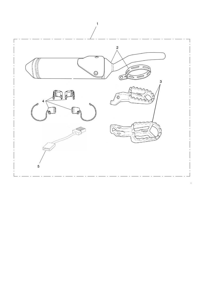 Performance Pack exploded diagram
