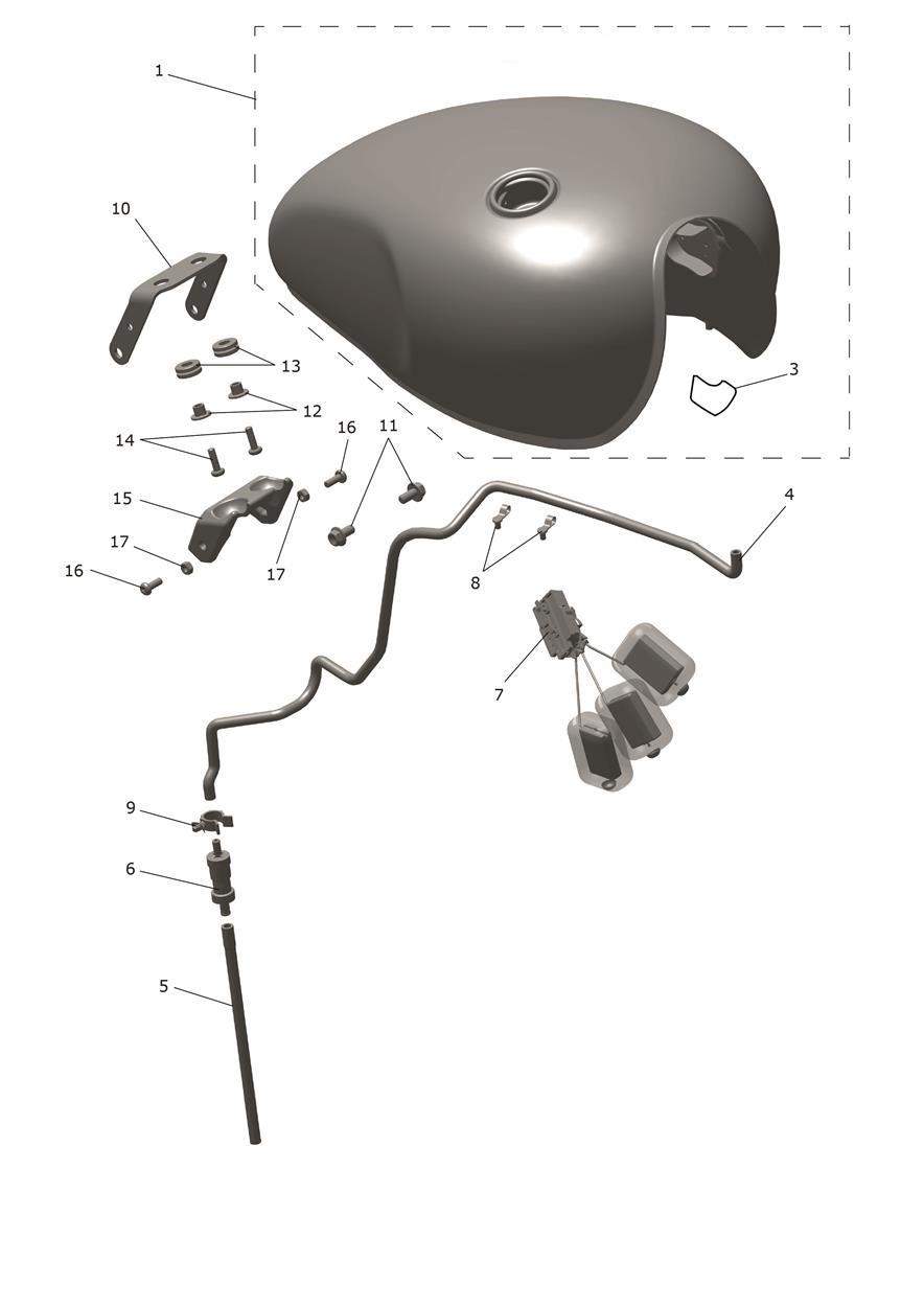 Fuel Tank exploded diagram