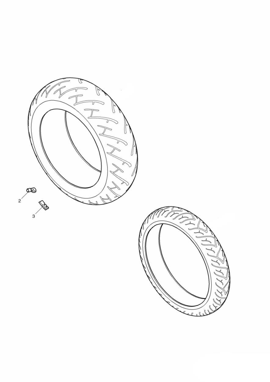 Tyres/Inner Tubes exploded diagram