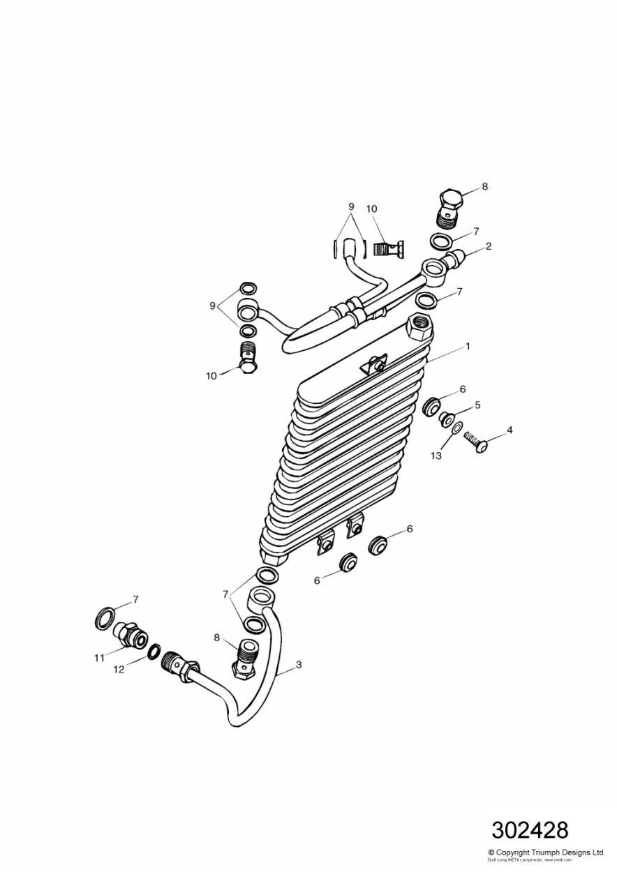 Cooling System exploded diagram