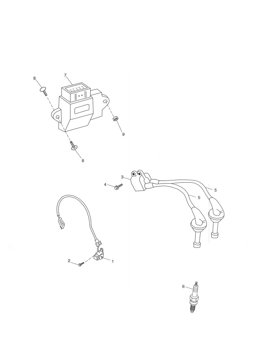 Ignition System - Bonneville T100 exploded diagram