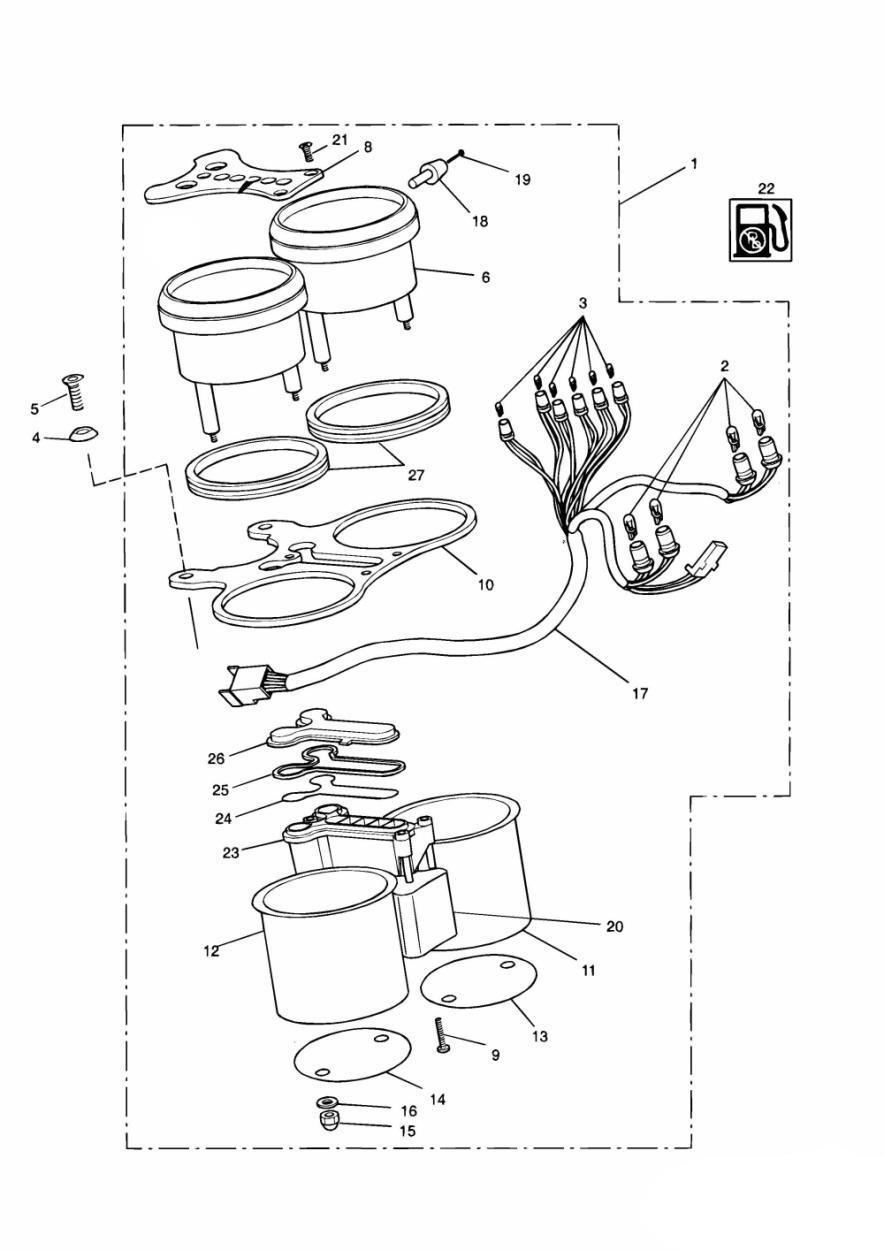 Instruments exploded diagram