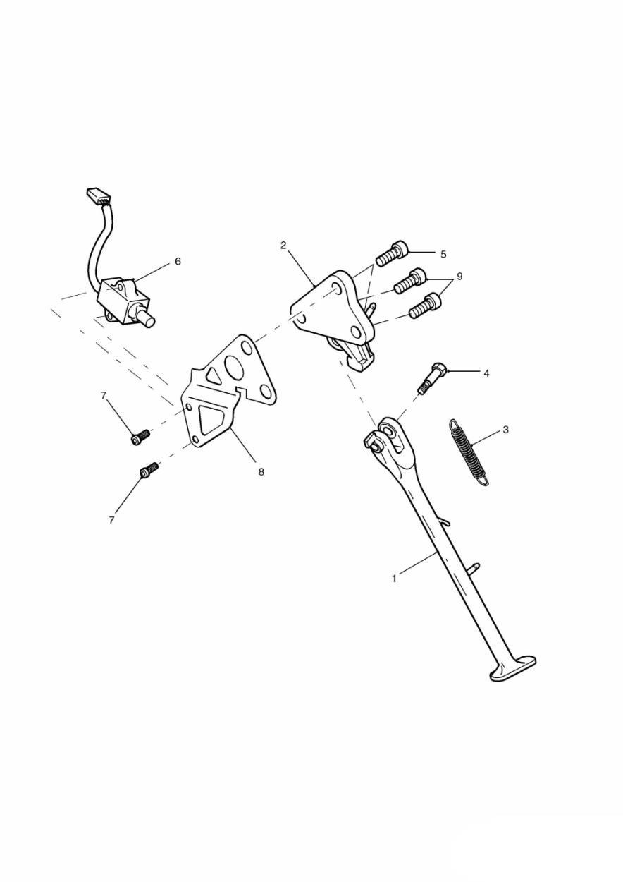 Side Stand exploded diagram