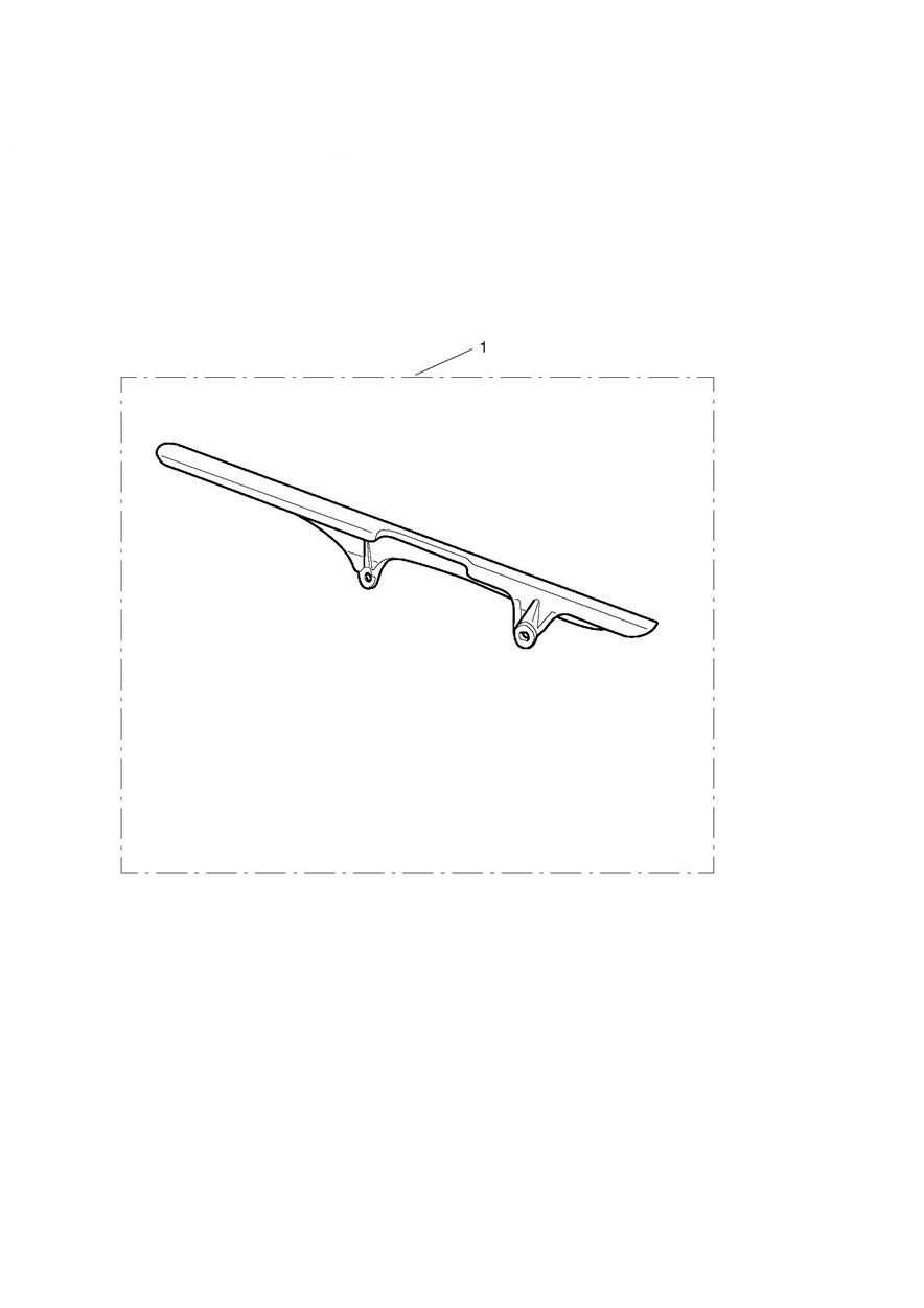 Upper Chain Guard Kit, Carbon Fibre exploded diagram