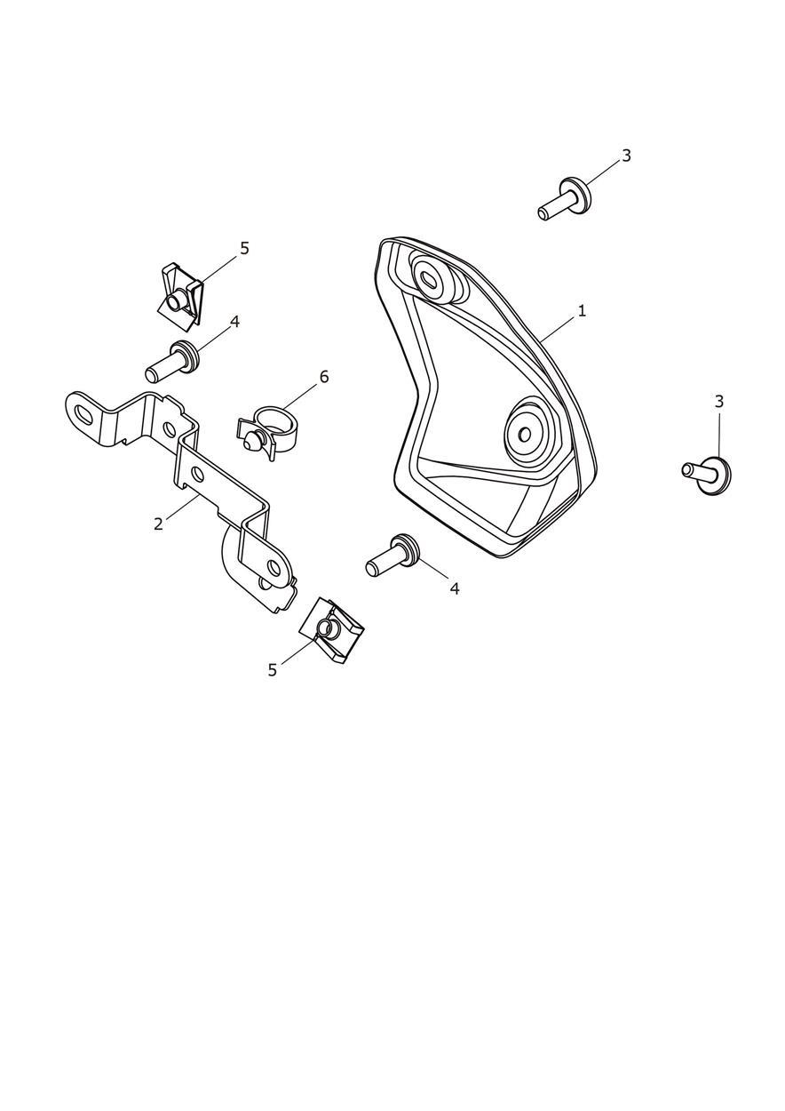 Cover O2 Sensor exploded diagram