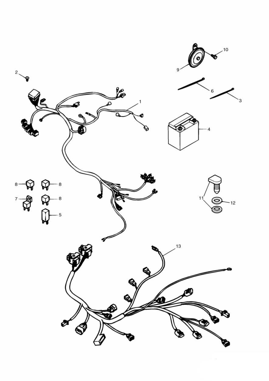 Electrical Equipment exploded diagram