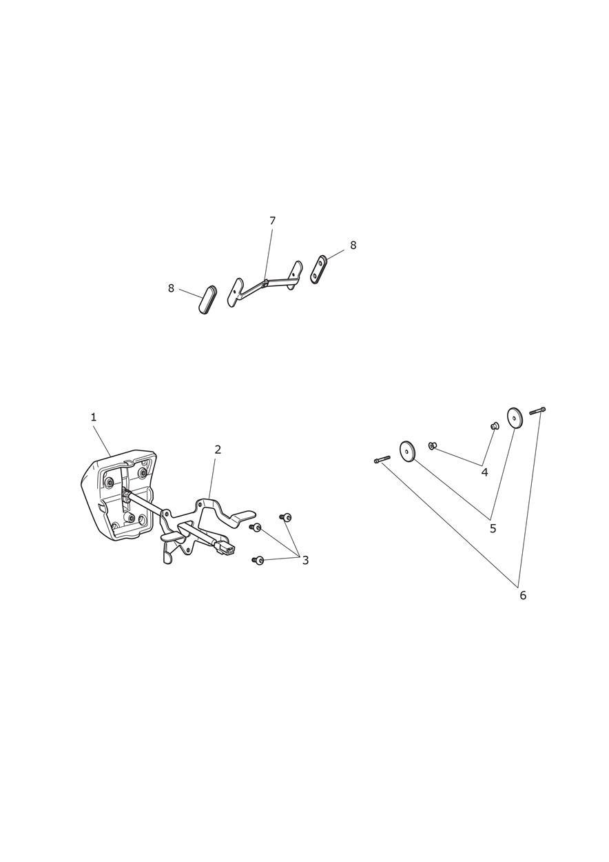 Rear Light & Reflectors exploded diagram