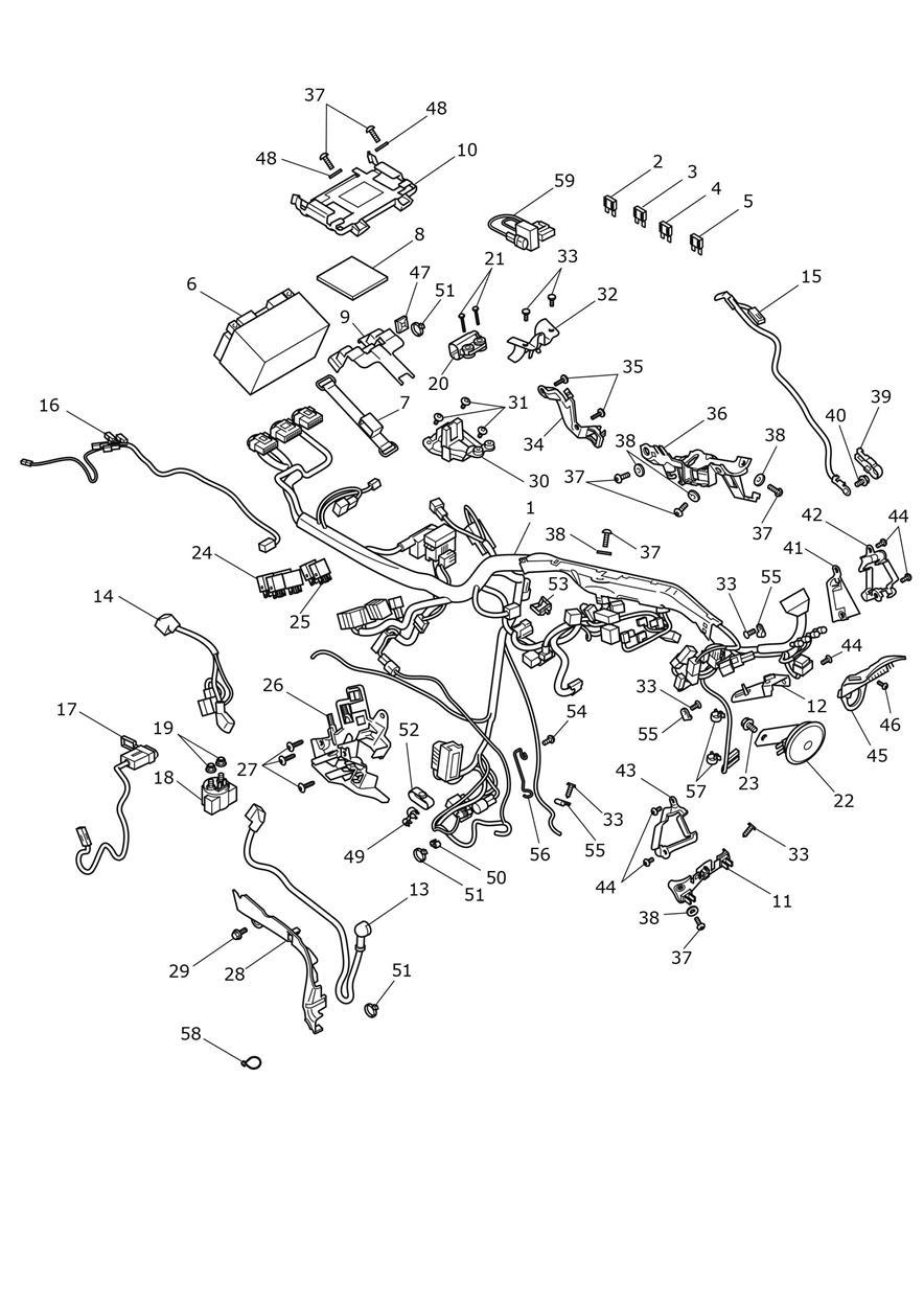 Electrical System exploded diagram
