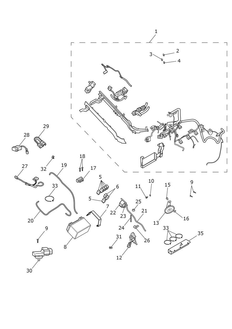Electrical Equipment exploded diagram