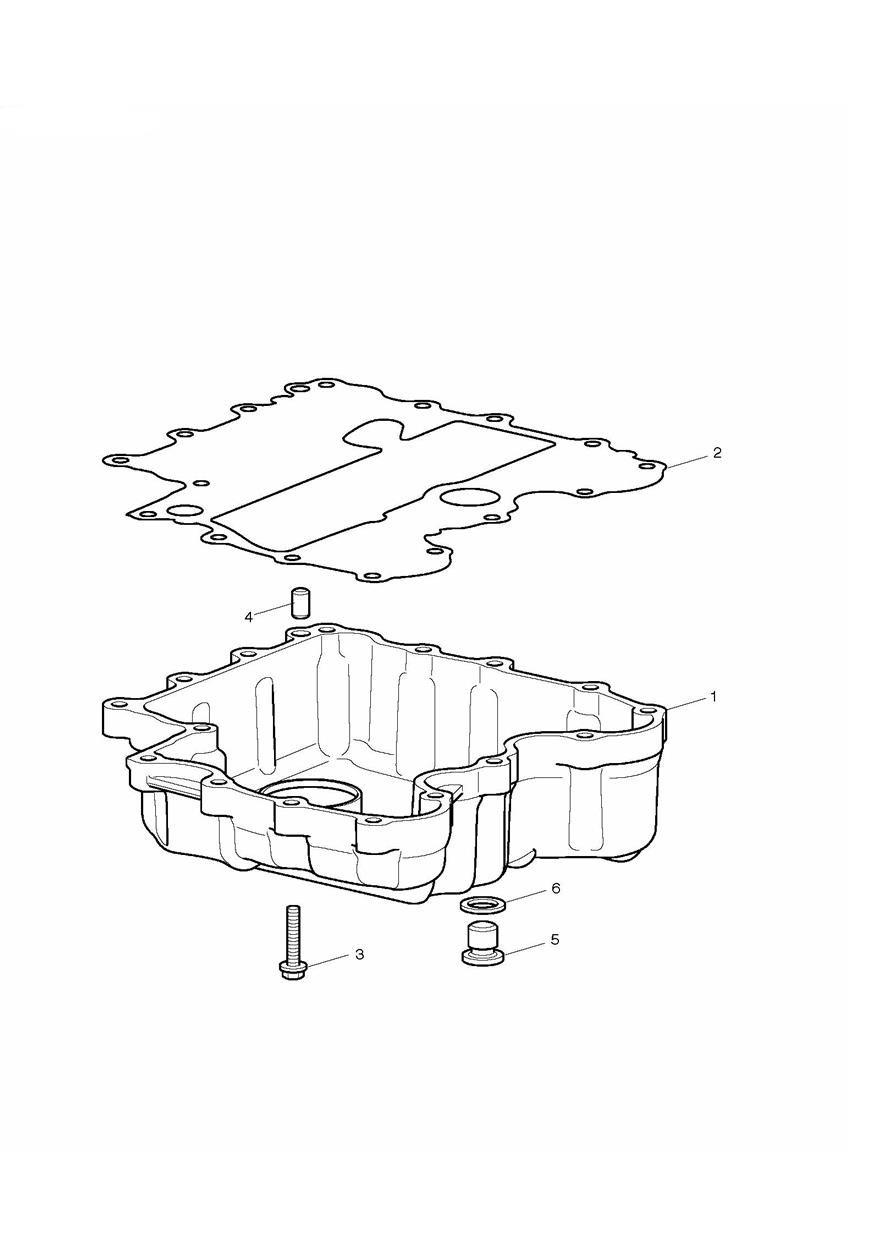 Sump & Fittings exploded diagram