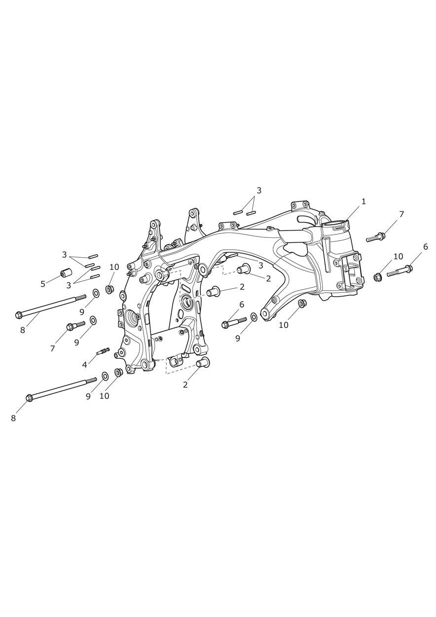 Frame exploded diagram