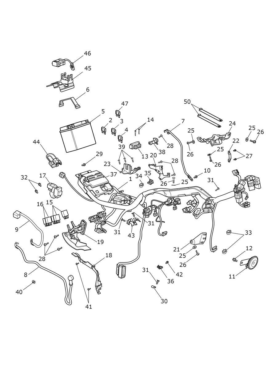 Electrical Equipment exploded diagram