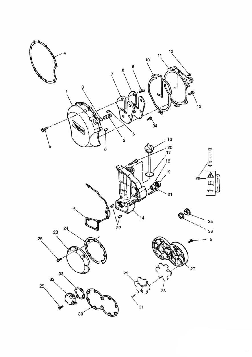 Engine Covers exploded diagram