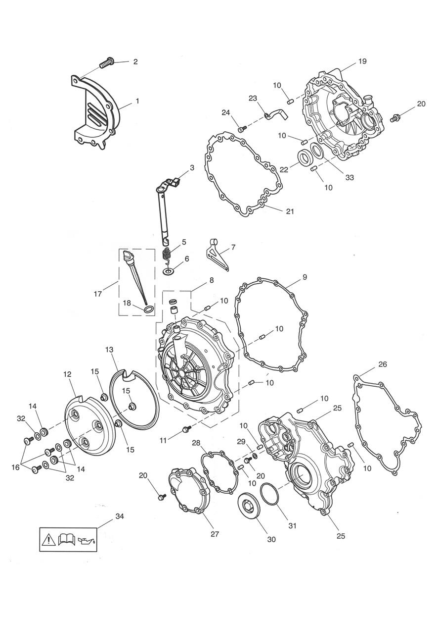 Engine Covers exploded diagram