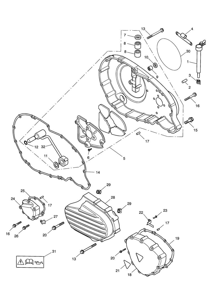 Engine Covers exploded diagram