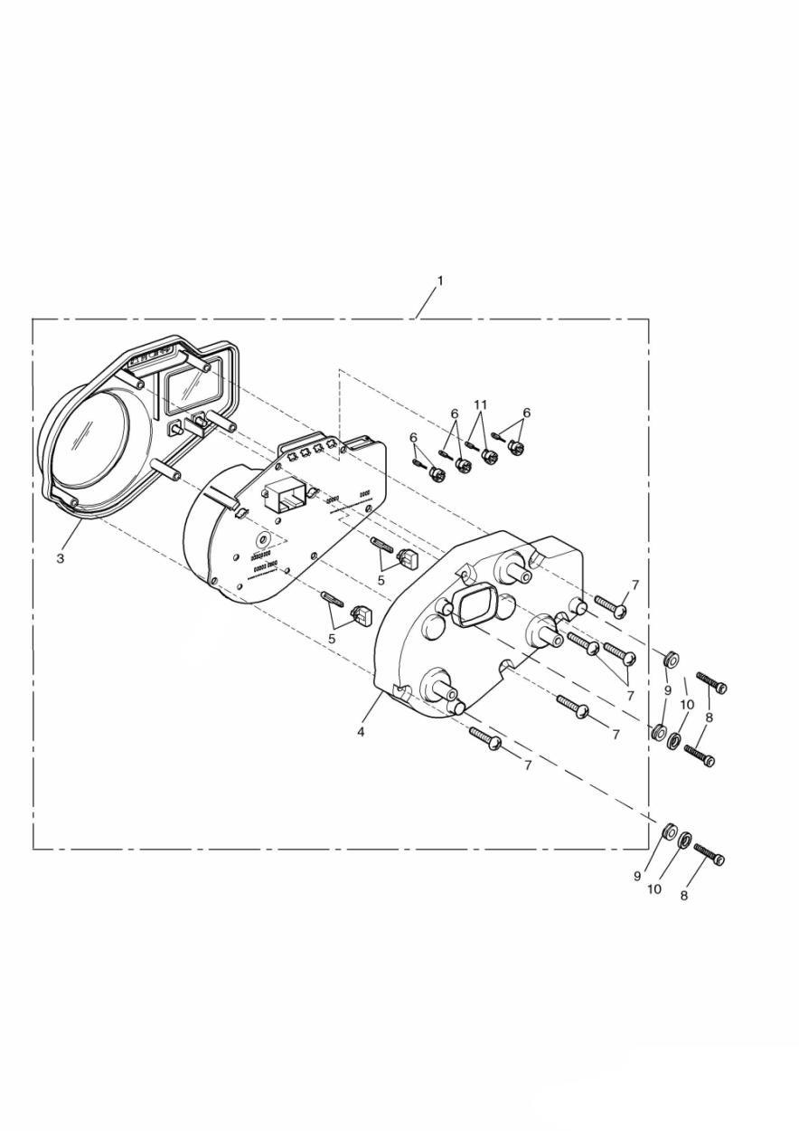 Instruments exploded diagram