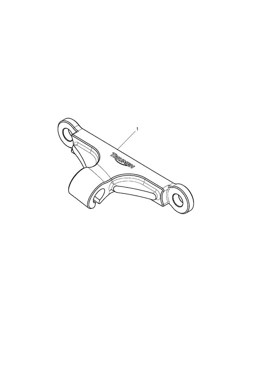 Clutch Cable Bracket exploded diagram