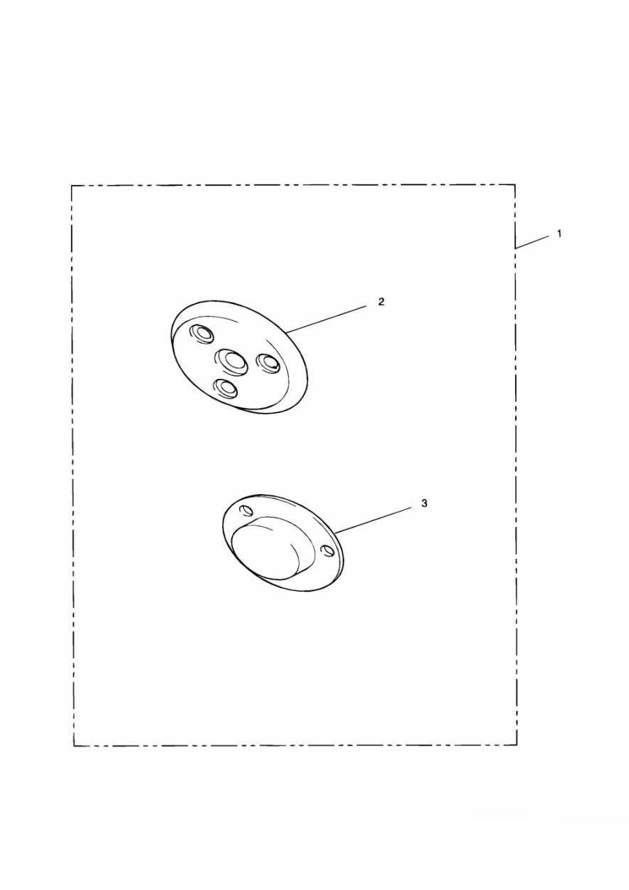 Chrome Outrigger Finisher Kit exploded diagram