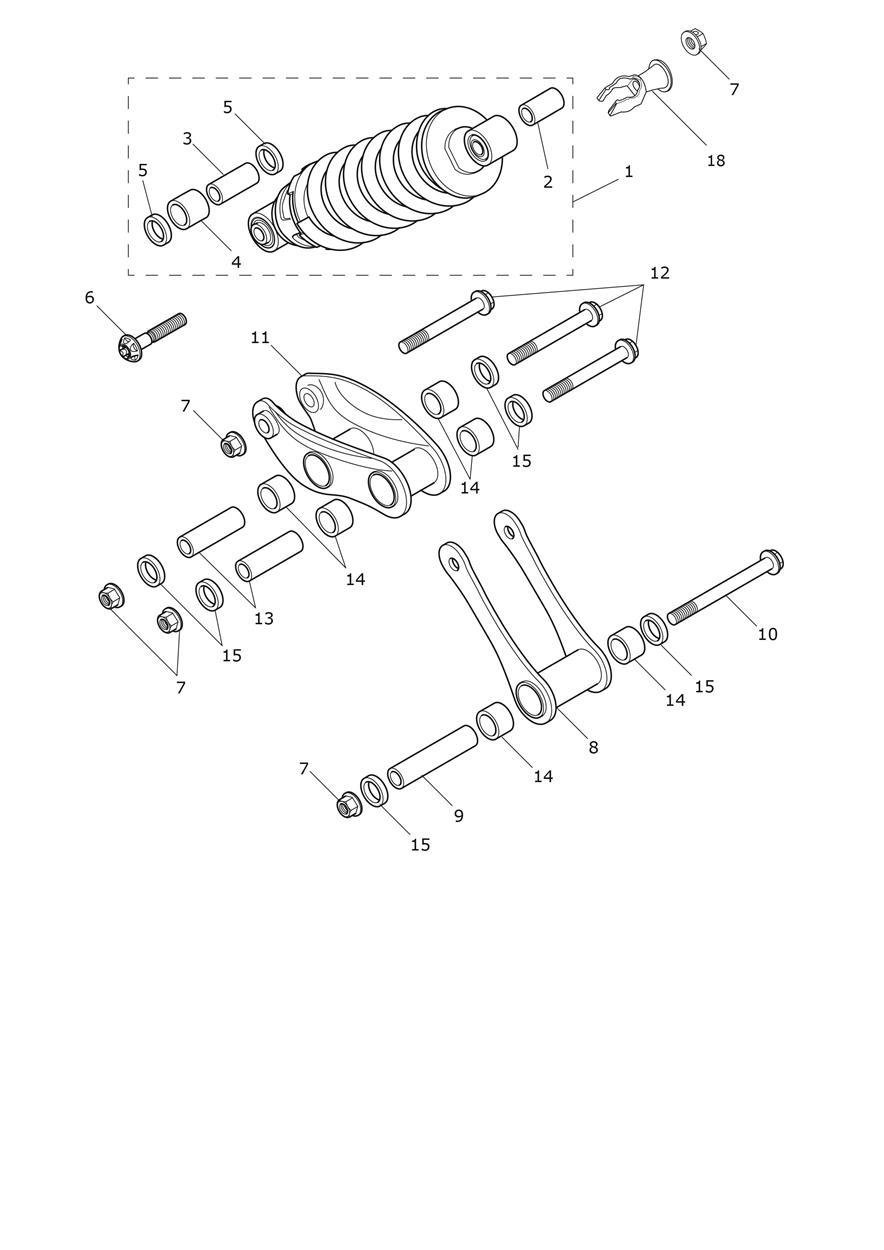 RSU and Linkage exploded diagram