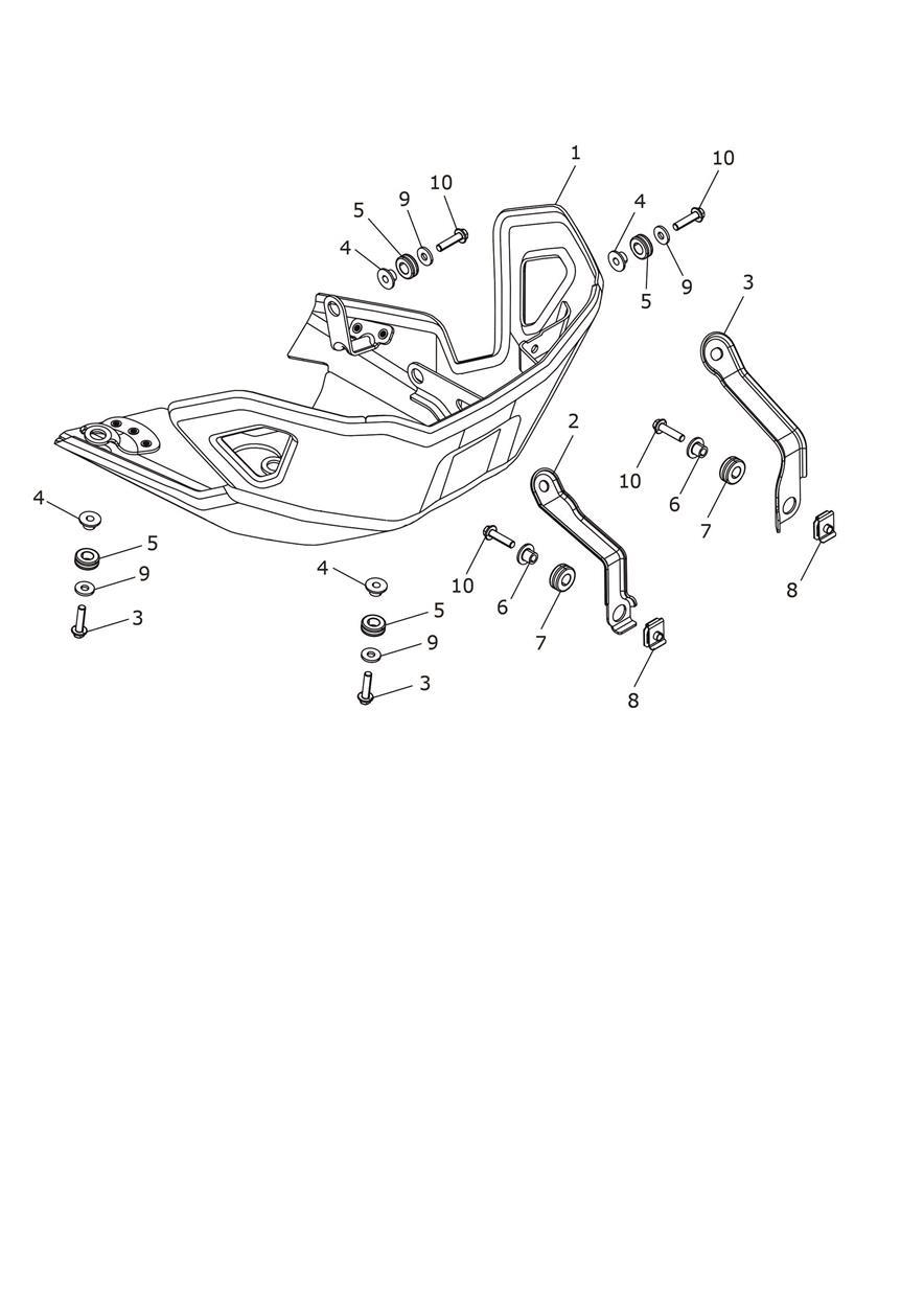 Sumpguard exploded diagram