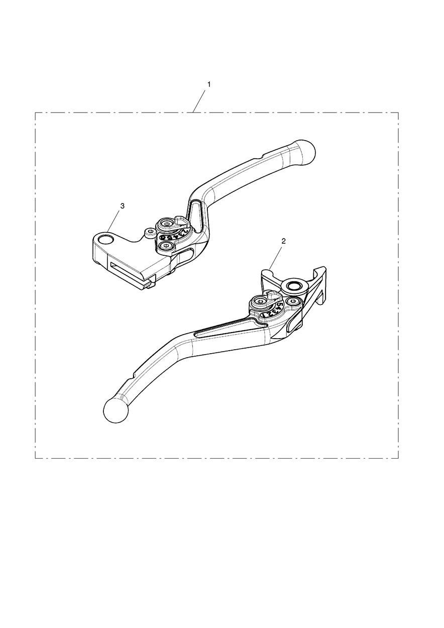 Lever Kit, Adj, Std exploded diagram