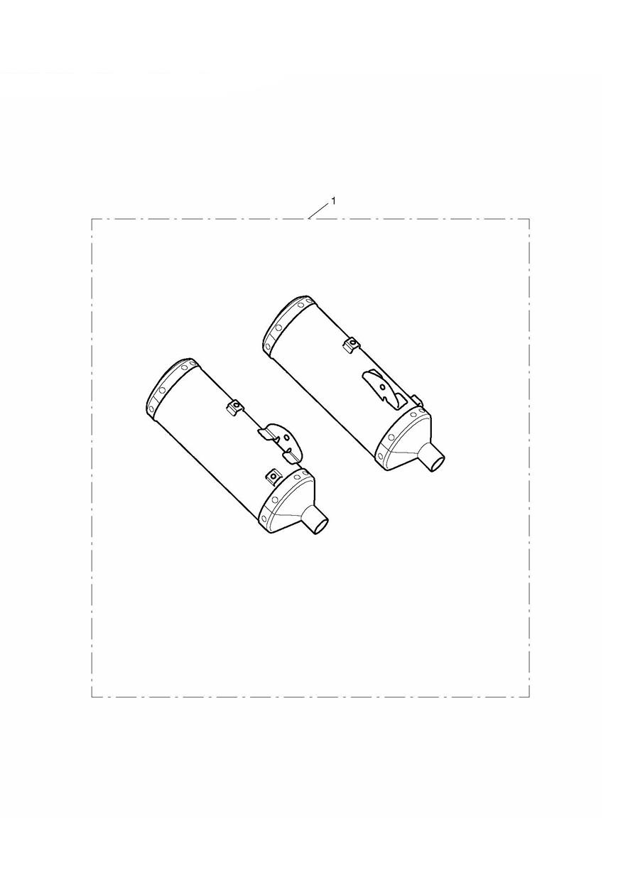 Silencer, Aftermarket, Pair exploded diagram