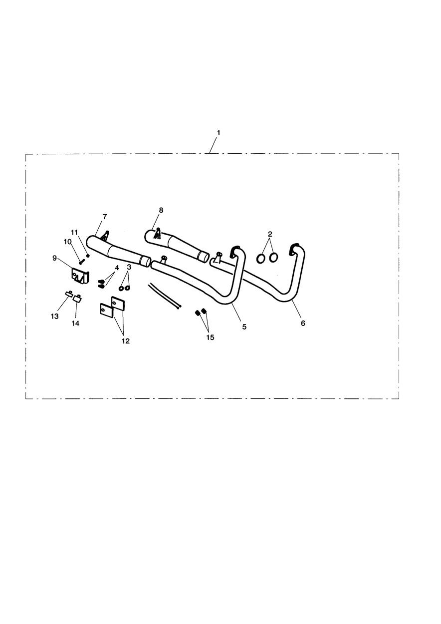 Exhaust System Assy, Arrow 2:2 exploded diagram