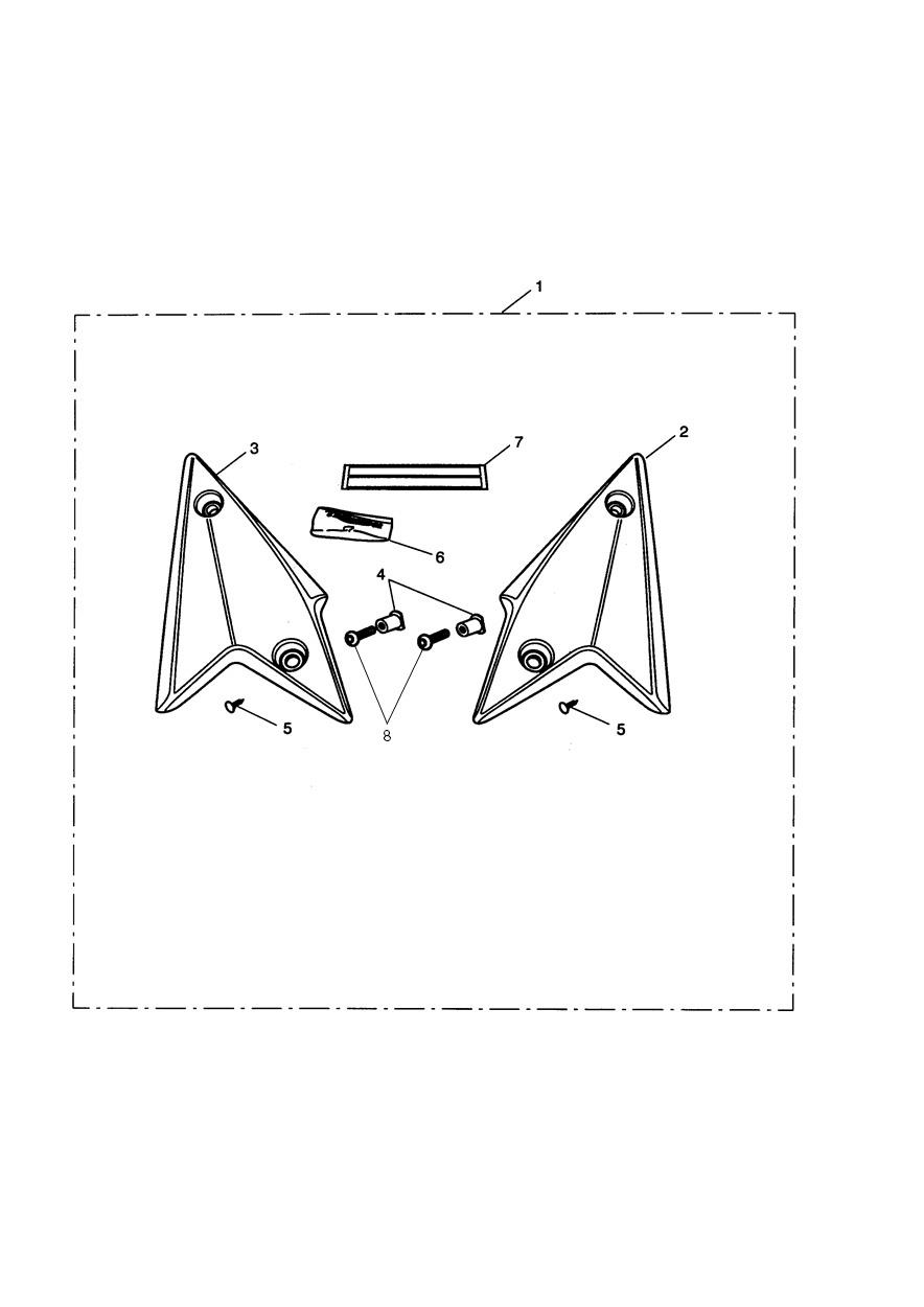 Infill Panel Kit, Carbon exploded diagram