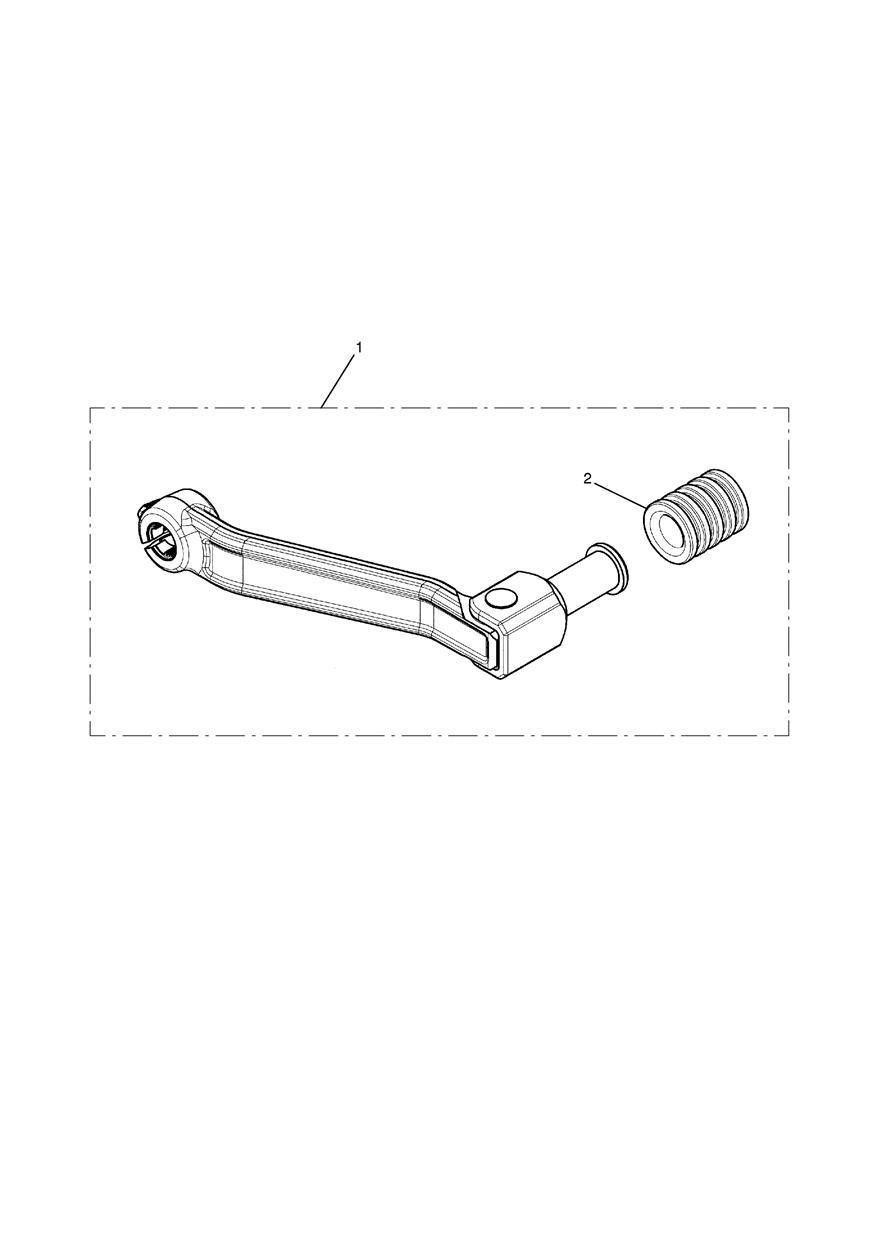 Pedal Assy, Gearchange exploded diagram