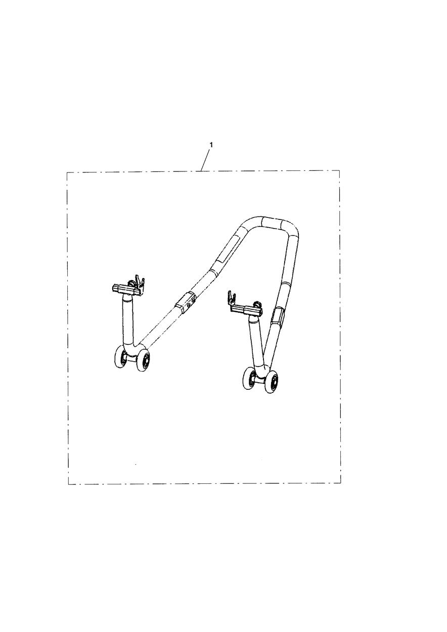 Paddock Stand, Rear exploded diagram