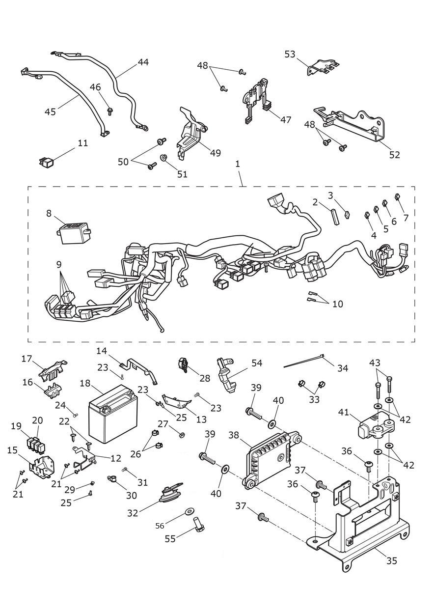 Electrical Equipment exploded diagram