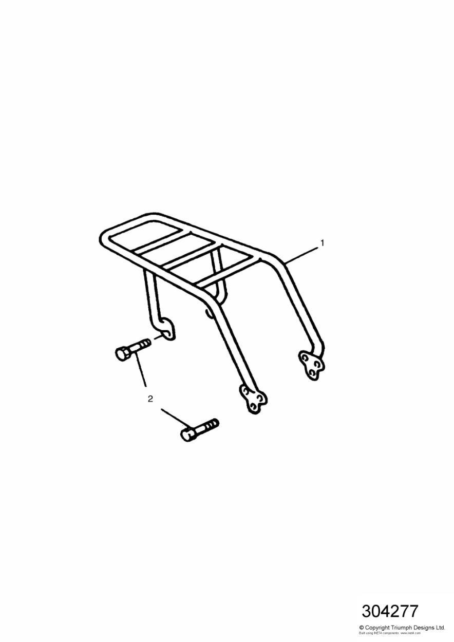 Top Rack exploded diagram