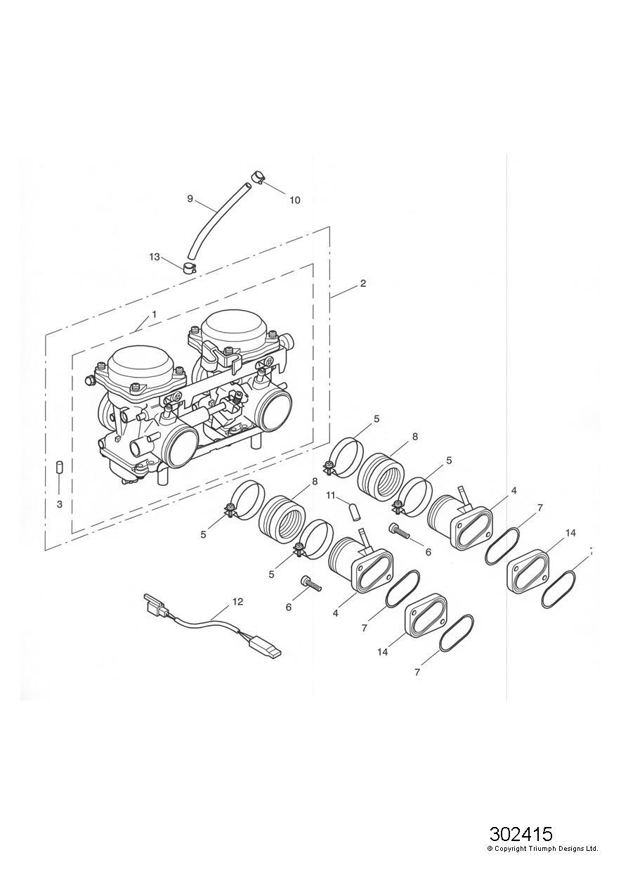 Carburettors exploded diagram