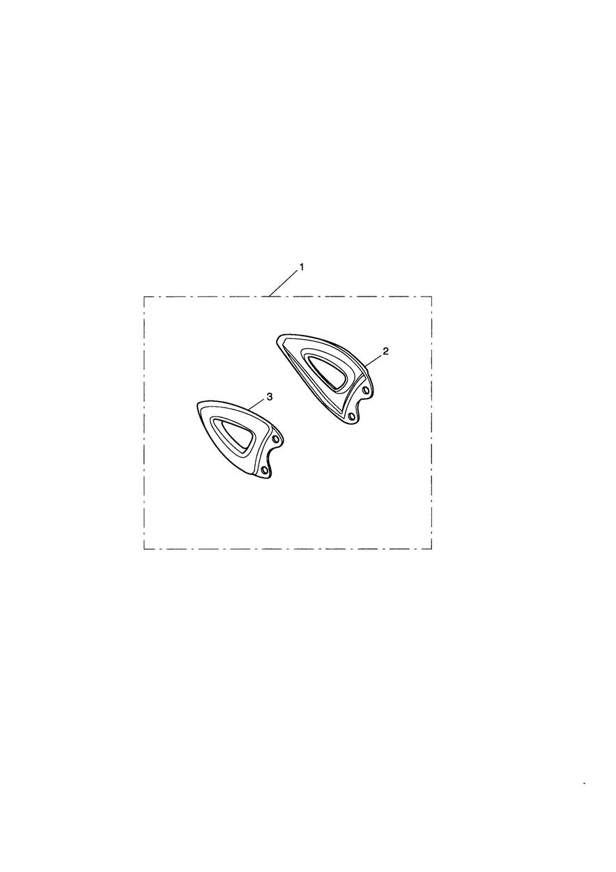 Heel Guard Kit, Carbon Fibre exploded diagram