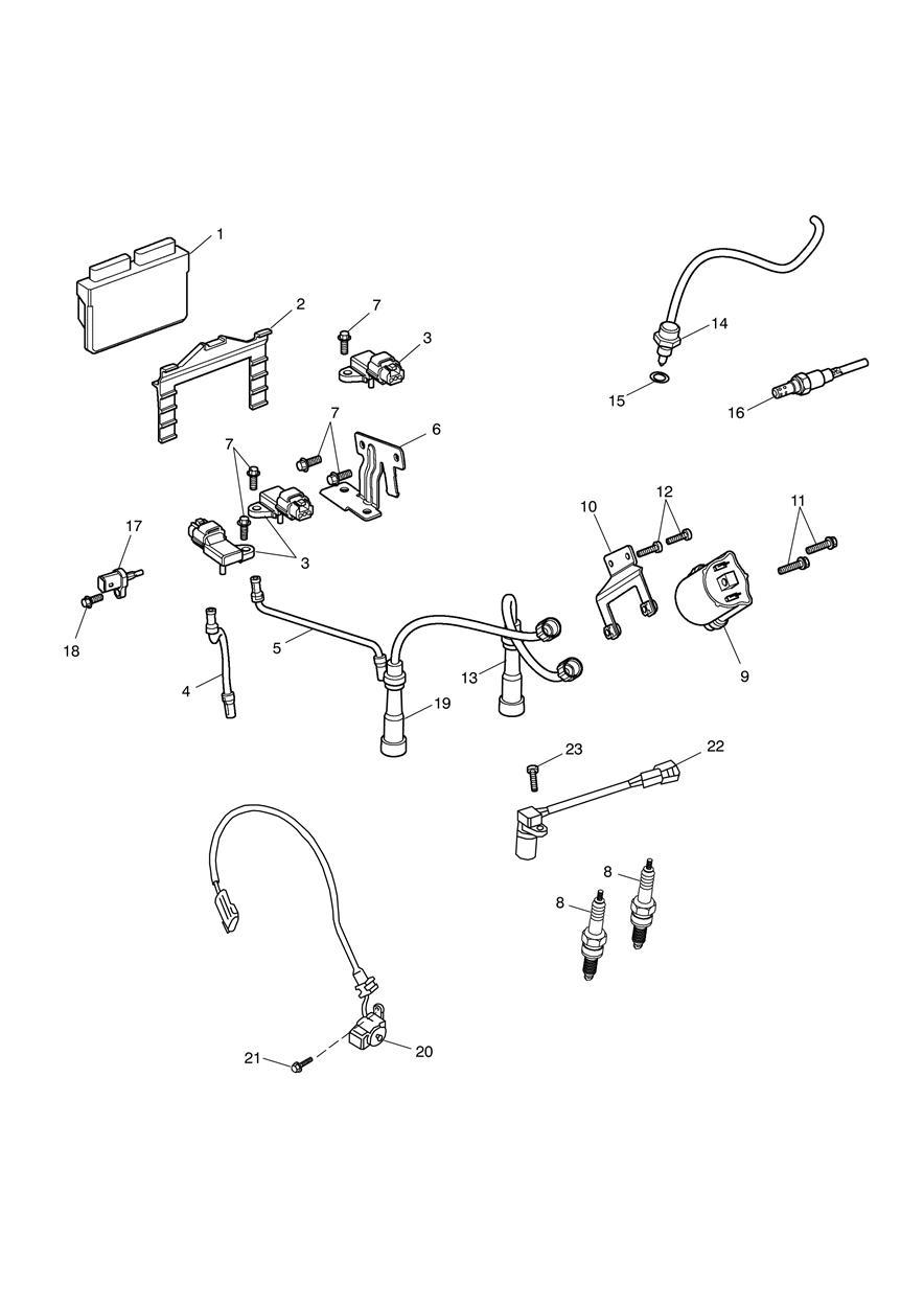 Ignition System exploded diagram