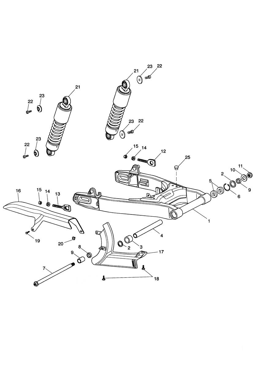Rear Suspension exploded diagram