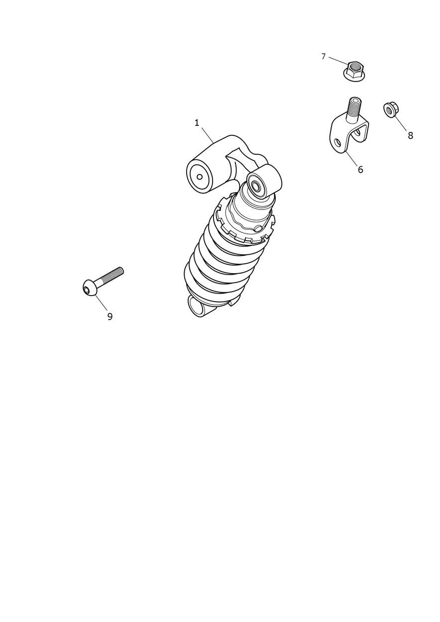 Rear Suspension Unit exploded diagram