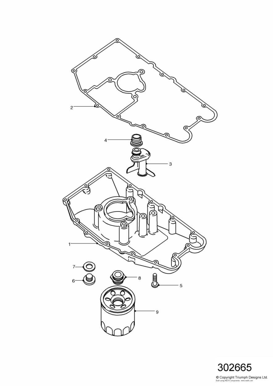 Sump exploded diagram
