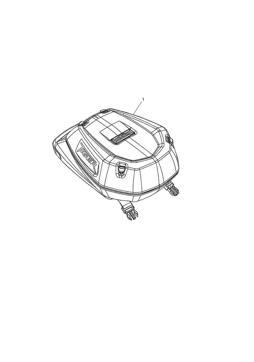 Tank Bag, 10-16L exploded diagram