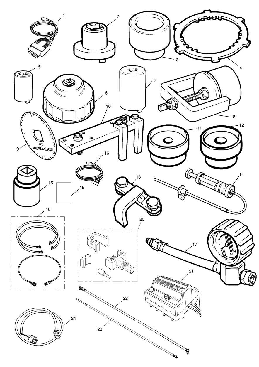 Service Tools exploded diagram