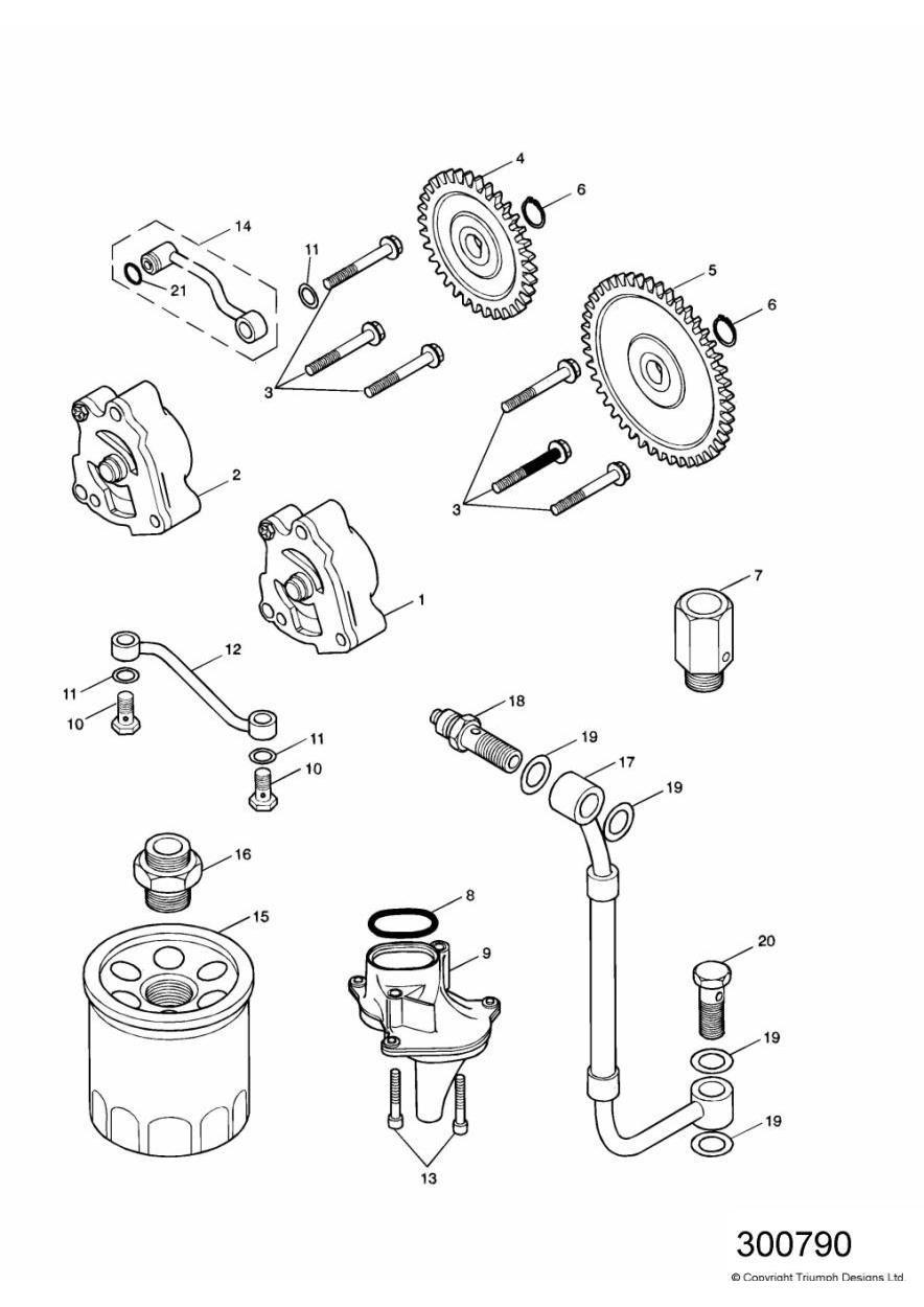 Lubrication System exploded diagram
