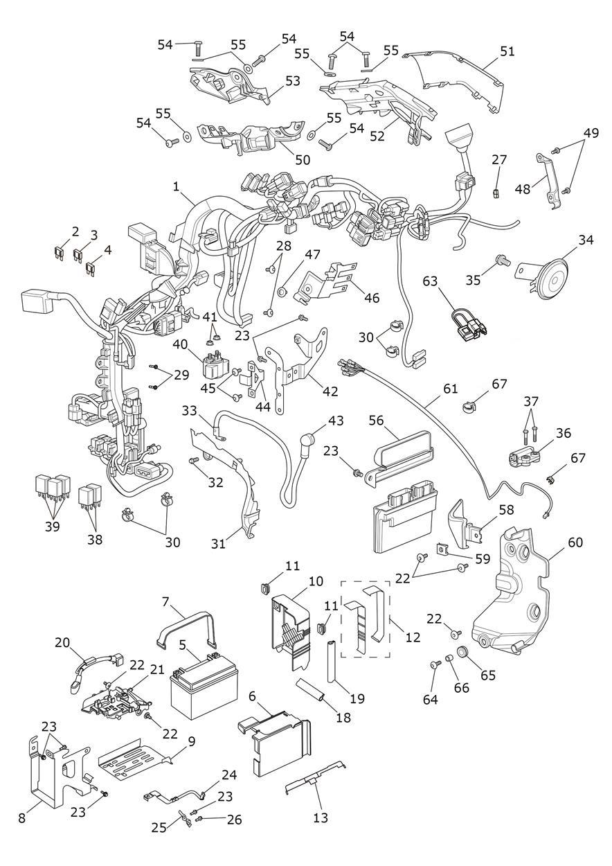 Electrical Equipment exploded diagram