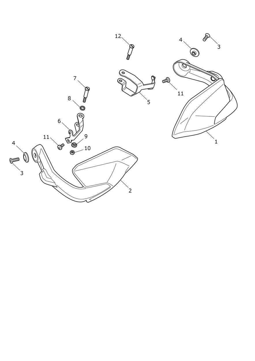 Handguards - TH Only exploded diagram