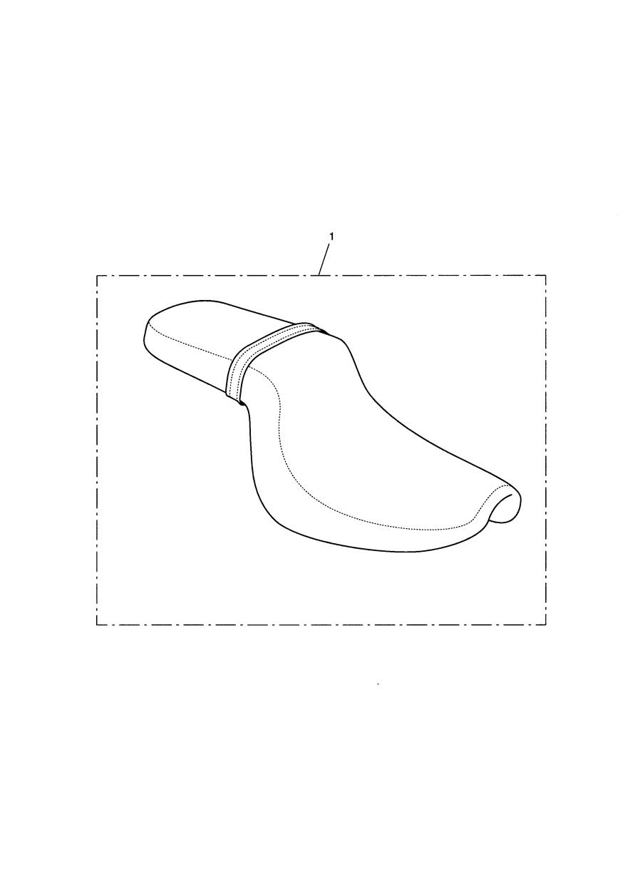 Touring Seat Kit exploded diagram